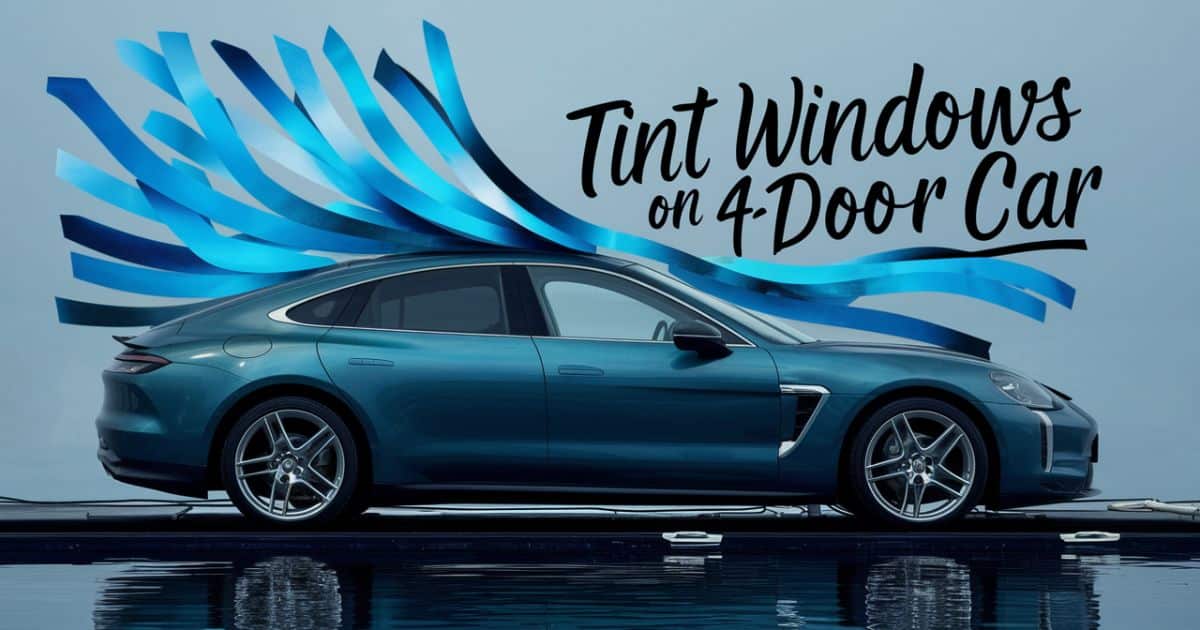 How Long Does It Take To Tint Windows On A 4-Door Car?