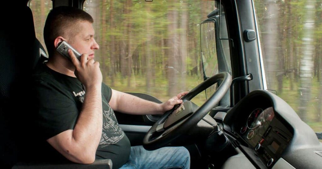 Truck Driver Cellphone Use