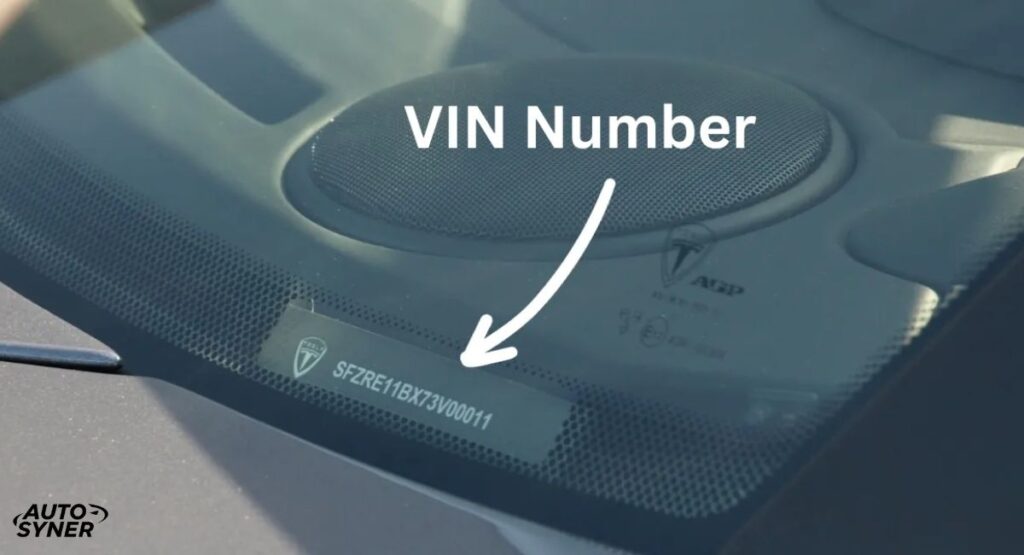 where is the vin number on a car