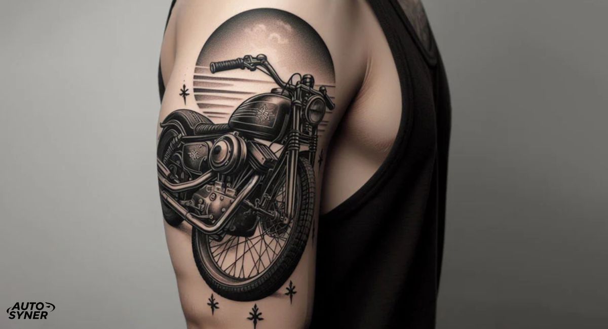 motorcycle tattoo